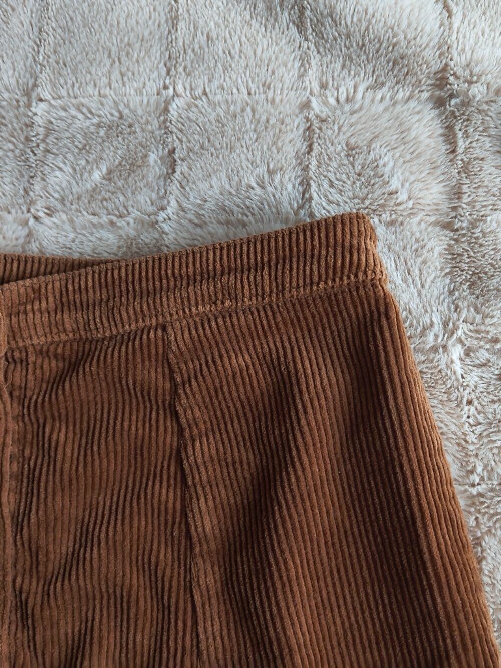 Forever 21 Tan Corduroy Skirt